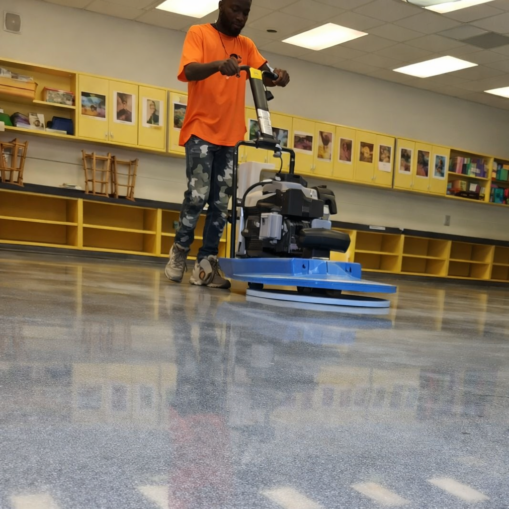 Polished Concrete Installation In Naples, FL Facility